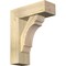 Ekena Millwork Olympic Block Rough Sawn Bracket w/ Offset Brace, Douglas Fir, 6"W x 16"D x 20"H BKT0604X16X20OLY05RDF - alternate 1
